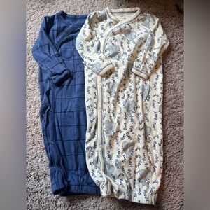 Touched by Nature Blue and Patterned Gowns